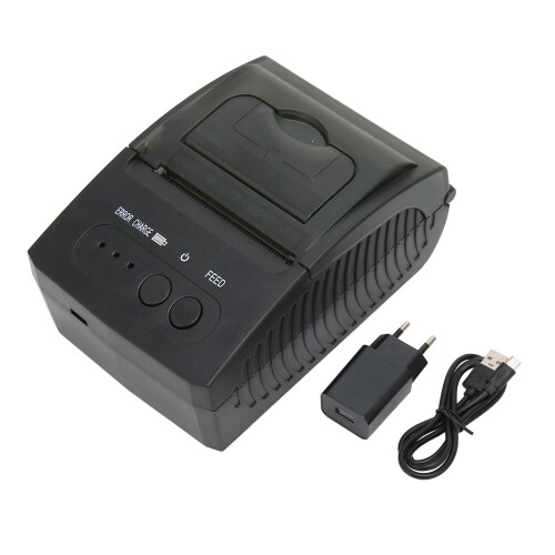 (EU Plug) Thermal Printer ABS USB DC 5V 1A 48mm/s 100-240V Wireless