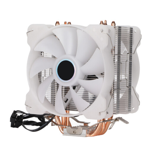 (Dual Fan) RGB CPU Cooler Fast Efficient Dual Fan for Intel AMD