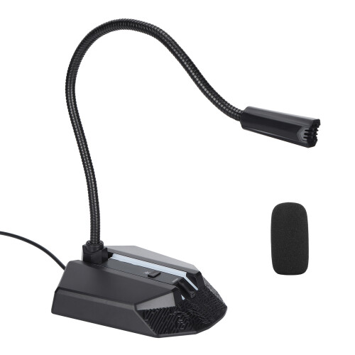 Microphone Gooseneck RGB Light Recording Meeting 2