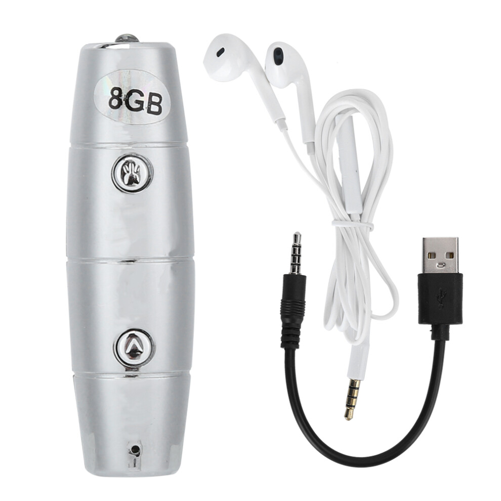 D8 8GB Voice Control Flashlight Recorder with Long Distance-image-OPC-PKYTTZ9-NEW