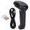 Wireless 1D Barcode Scanner Gun with Receiver for Shops Hospitals 1