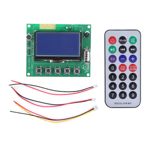 MP3 Bluetooth Decoder Board Lyrics LCD Remote Controller