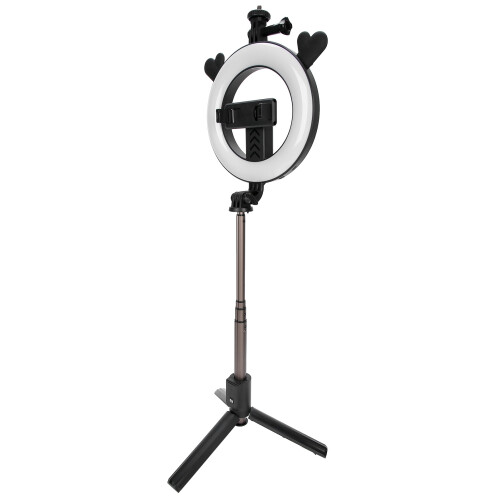 P40D-5 Bluetooth Selfie Stick 6in LED Fill Light Tripod 2