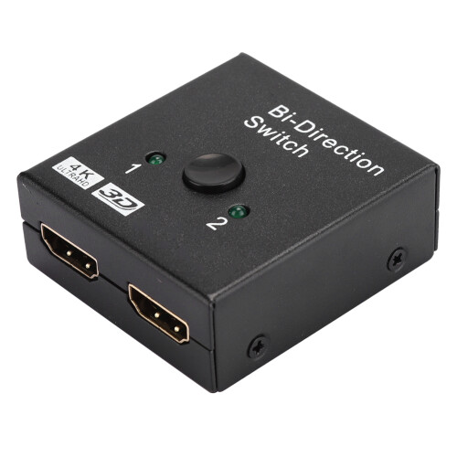 HDMI High Definition 2-Way Splitter Bidirectional Switcher Black 1
