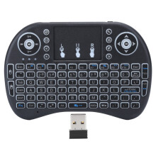 Mini Wireless Keyboard Backlit 2.4GHz Touchpad for PC