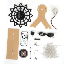 Colorful LED Flash Plug-In DIY Kit for Electric Rotating Ferris Wheel