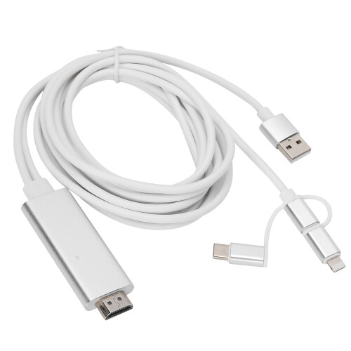 3In1 Micro USB Type C To HDMI Adapter Cable Mirroring Converter 1