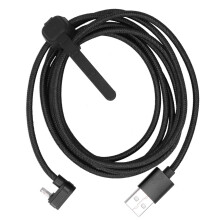 KUULAA Fast Charge Nylon Braided Data Cable 90 Elbow for iPhones