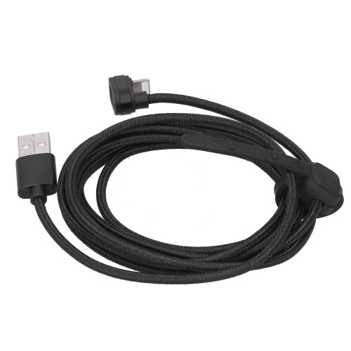 KUULAA Fast Charge Nylon Braided Data Cable 90 Elbow for iPhones 1