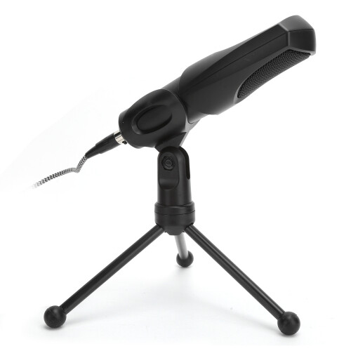 USB Condenser Microphone with Foldable Stand for Laptop 1