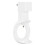 (Black) Speaker Wall Mount with Charging Cable for Dot 2nd Gen 100-240V 1