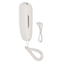 (Black) Wall Mounted Corded Phone Redial Mute Home Office Hotel White