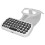 PS5 Wireless Keyboard with Clip and Charging Cable 3
