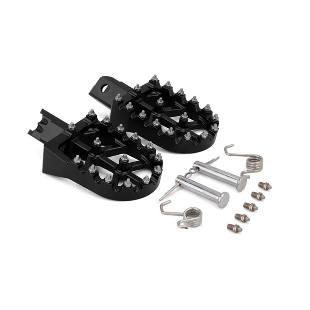 Motorcycle Foot Pegs Universal Fit For Crf Xr 50 70 110 M2r Black 9084446312683