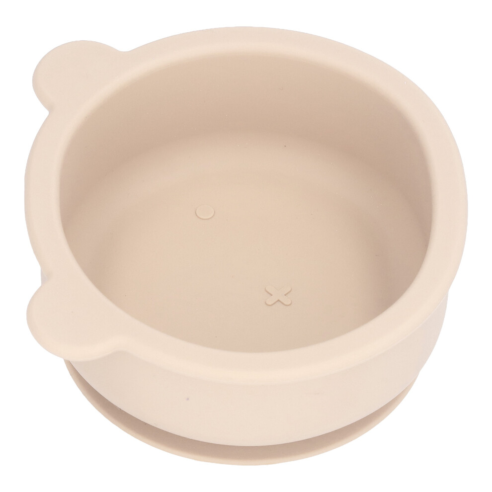 Baby Bear Silicone Toddler Bowl with Suction, Beige, 250ml