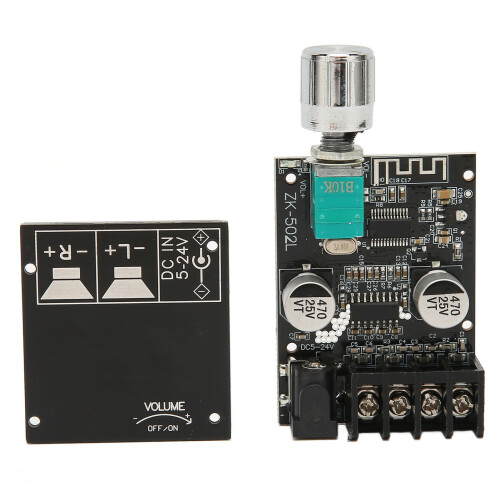 Digital Power Amplifier Bluetooth 5.0 Mini Stereo Module Switch Volume 1