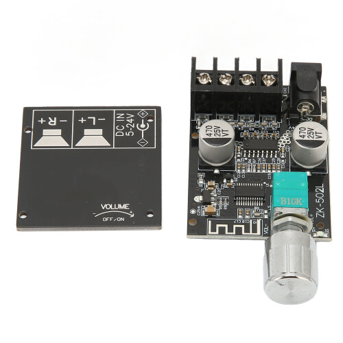 Digital Power Amplifier Bluetooth 5.0 Mini Stereo Module Switch Volume 2