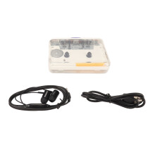 Cassette to MP3 Converter HiFi Stereo USB Portable Tape Player White