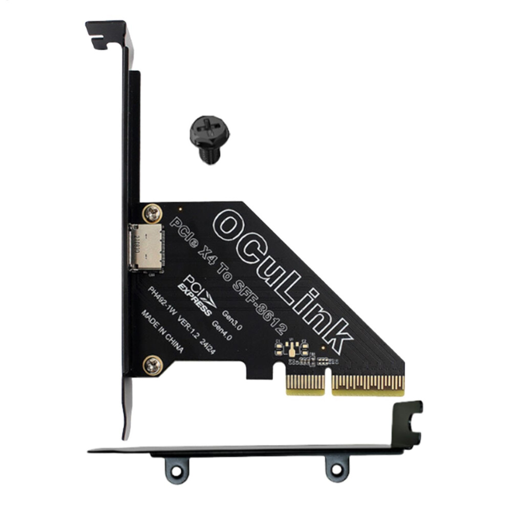 Pcie Expansion Board Home Computer Upgrade Parts Pcie 4.0 External Expansion Card U.2 Ssd Motherboard Ph492x4-1W Development Parts 9084446312867