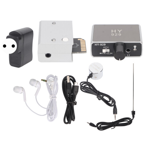 (EU Plug) Professional Dual Probe Pipe Leak Detector 100-240V EU Plug