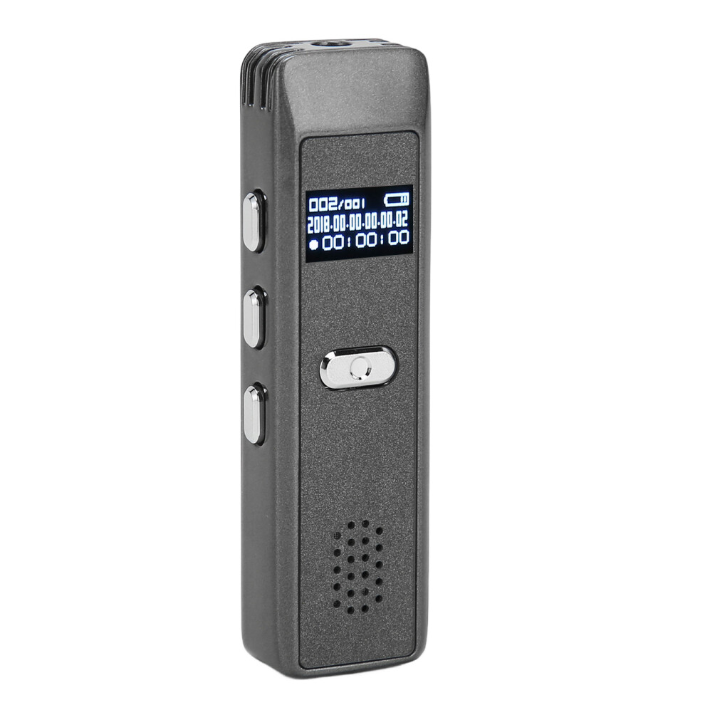 (Gold Shell 32GB) AI Voice Recorder HD Noise Reduction MP3 Player 8GB Gray Mirror-image-OPC-PKYV69W-NEW