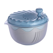 Salad Spinner Vegetable Dehydrator 24.3 X 24.3 X 20.3 Cm Manual Draining Basket Home Kitchen Gadget
