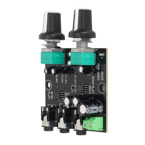 2 Channel Mixer Board 1 Output Headphone Amp DC 5-12V 1