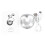 Wireless Earbuds Clear Cracked Texture Noise Cancelling HiFi Bluetooth 1