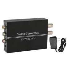 AV to SDI Converter 3G HD SD SDI 1080P Video Adapter 100-240V