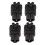 4pcs C6 to C5 Right Angled Power Adapter for UPS PDU Server 2