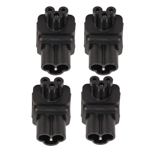 4pcs C6 to C5 Right Angled Power Adapter for UPS PDU Server 1