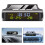 Solar Powered Car Clock Digital Thermometer Multi-Function Auto Dashboard Display With Temperature Monitor Car Clock 3