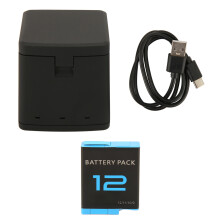 Camera Charger 3 Channel Type C with 1800mAh Battery