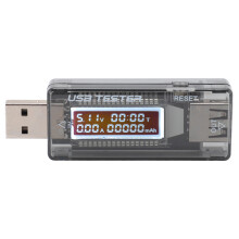 KWS V21 USB Voltmeter Ammeter 4-30V 0-3A 0-99999mAh Tester