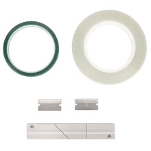 1/4 10 Inch Splicing Block Kit Aluminum Open Reel Tape Leader Blade