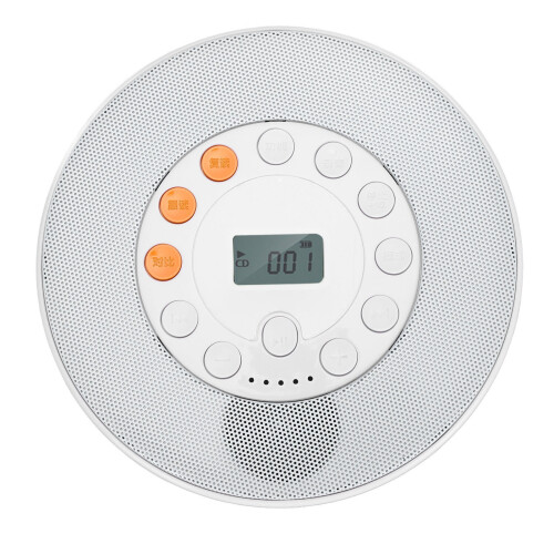 Portable Rechargeable CD Player with Speaker MP3 CD-RW 2000mAh 1