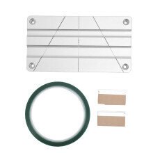 (Green) 1/2 1/4 10in Tape Splicing Set Leader Tape 2pcs Cutter Green