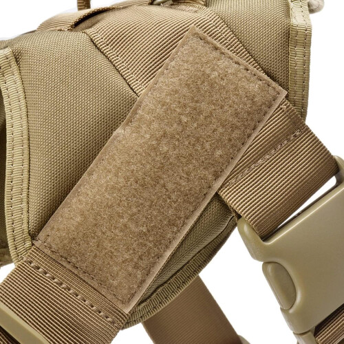 Working Dog Training Vest For Large Dogs Tactical Harness With Handle Metal Hook Panel 1
