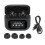 (Black) Bluetooth Translator Earbuds Touchscreen 144 Languages 3 Modes Black 1