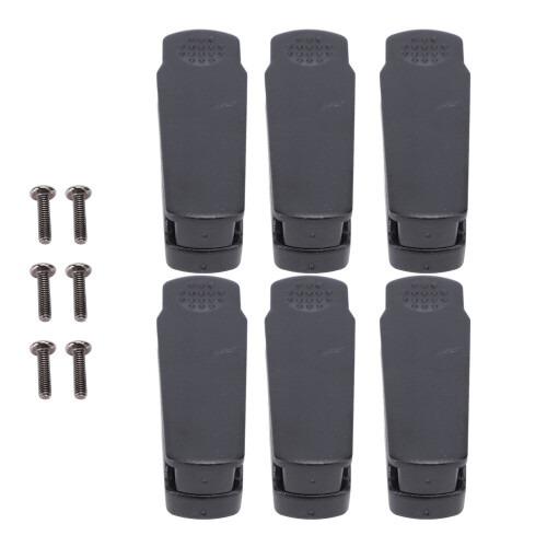 6Pcs 2 Way Radio Belt Clip Replacement