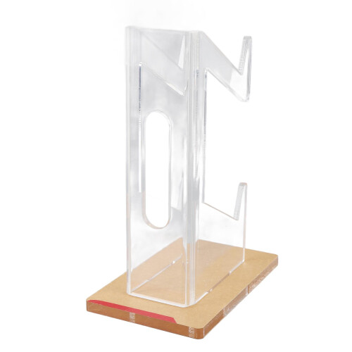 2-Tier Acrylic Game Controller Holder Universal Desktop Stand 1