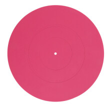 (Roseate) Turntable Mat Rubber Slipmat Universal LP Noise Reduction Bass Roseate