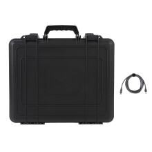 Satellite Carry Case EVA Foam Dish Cable Pipe Adapter USB C to DC