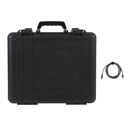 Satellite Carry Case EVA Foam Dish Cable Pipe Adapter USB C to DC
