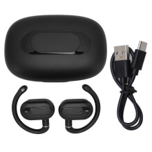 (Black) Bluetooth Translation Earbuds 144 Languages Noise Reduction Real Time