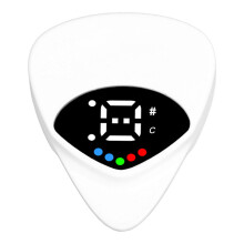 Guitar Pick Tuner LED Light 12 Tone Electronic Tuner