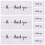 150Pcs Multi-Function Thank You Cards Coated Paper For 8