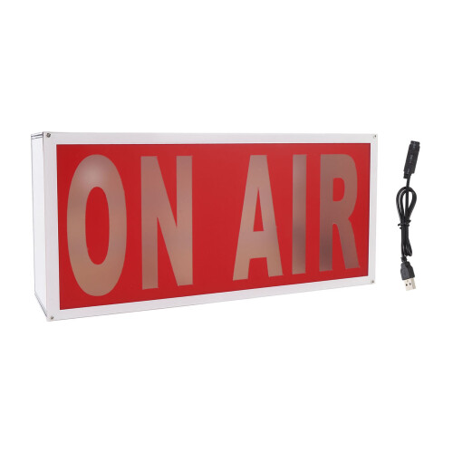 ON AIR LED Sign USB Remote 12 Colors Wall Mountable