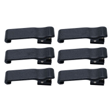 6pcs Radio Belt Clip Heavy Duty Plastic GP88 GP88S GP2000 GP300
