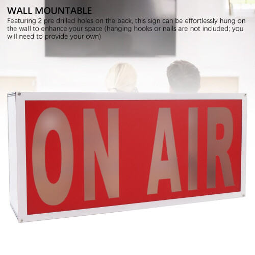 ON AIR LED Sign USB Remote 12 Colors Wall Mountable 2